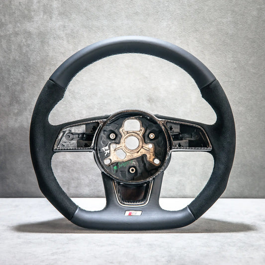 Audi A1 / A3 / A4 / A5 Leather/Alcantara S-Line Steering Wheel